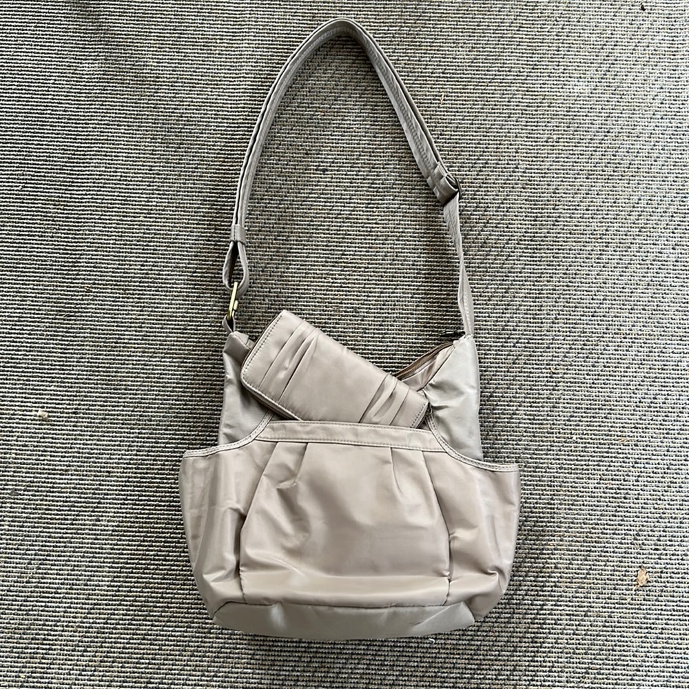 Crossbody purse with matching wallet